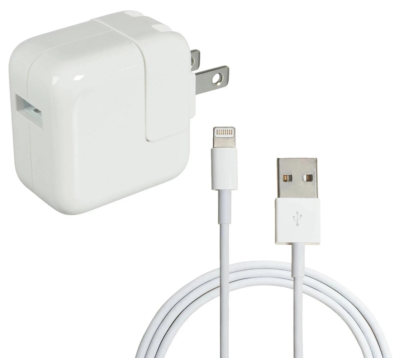 Genuine Apple 12W USB Power Adapter Charger for iPhone iPad A2602 A2133 + Cable