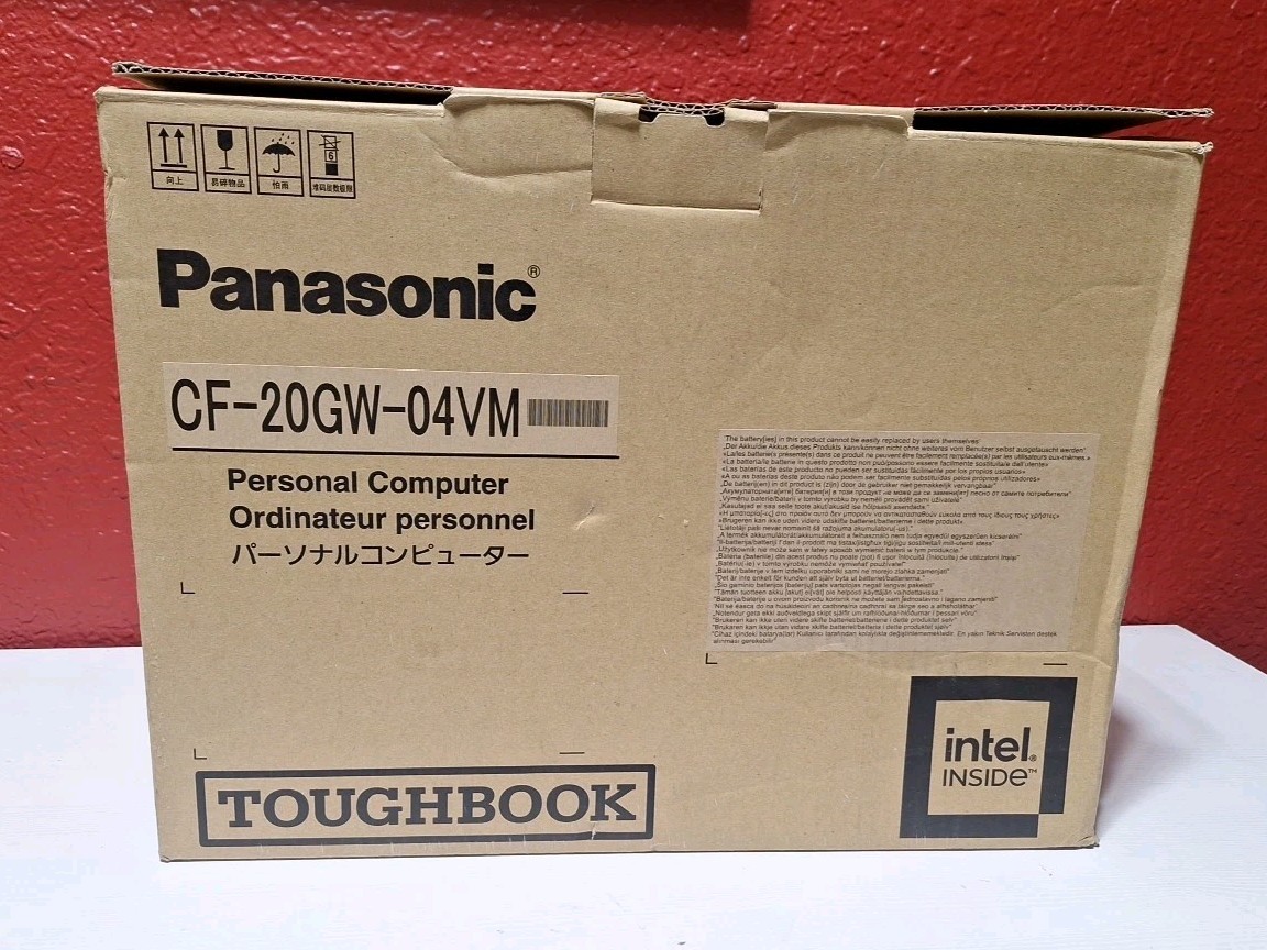 Open Box Panasonic Toughbook CF-20 Touchscreen 8GB 256GB SSD Win 10 Pro 