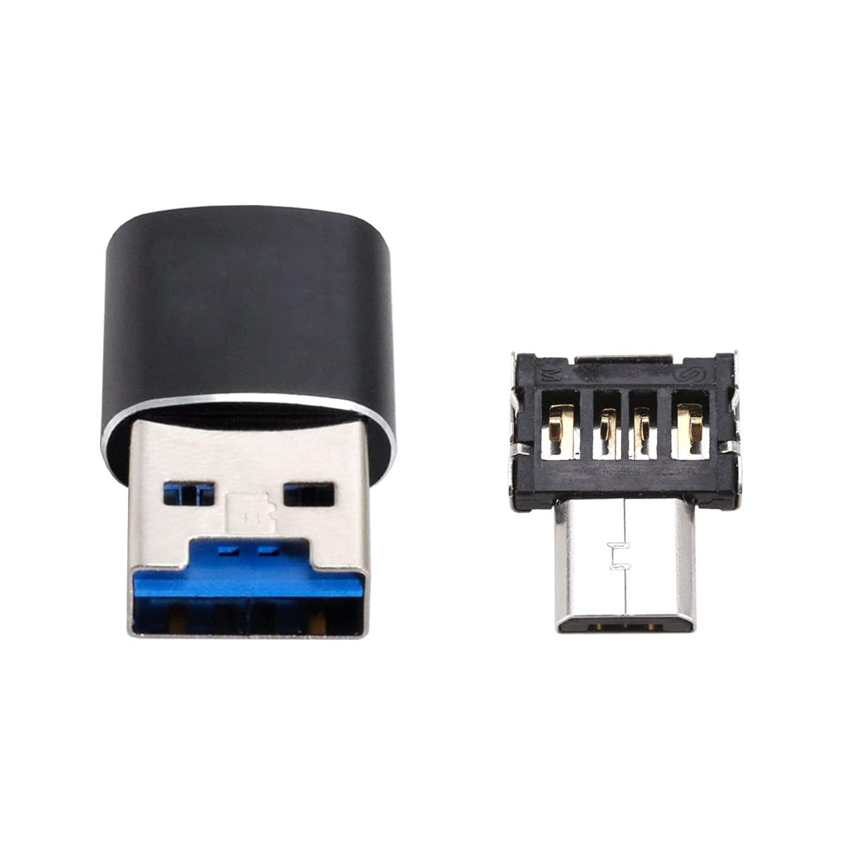Cablecc USB 3.0 to Micro SD SDXC TF Card Reader with Micro USB 5Pin OTG Adapter