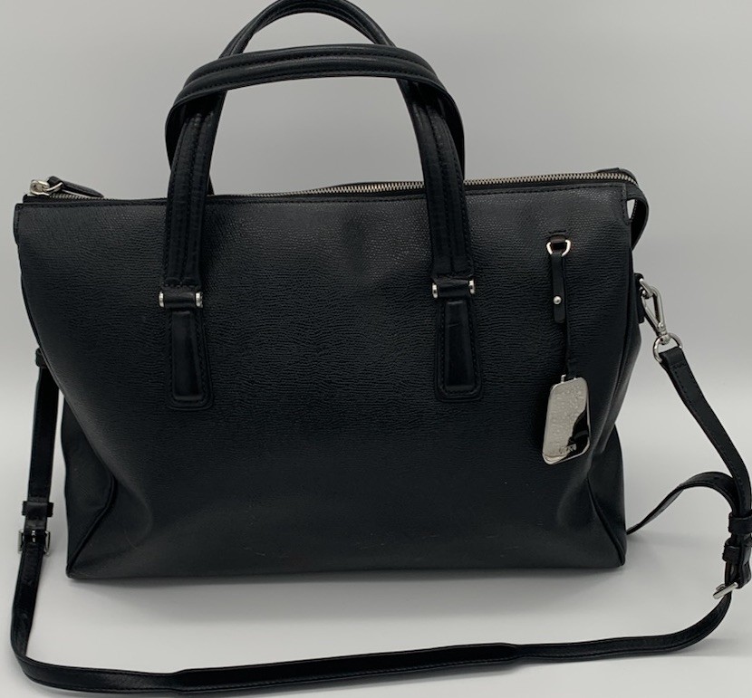 Tumi Sinclair Nina Black Travel Commuter Briefcase Computer Shoulder Bag 7933002