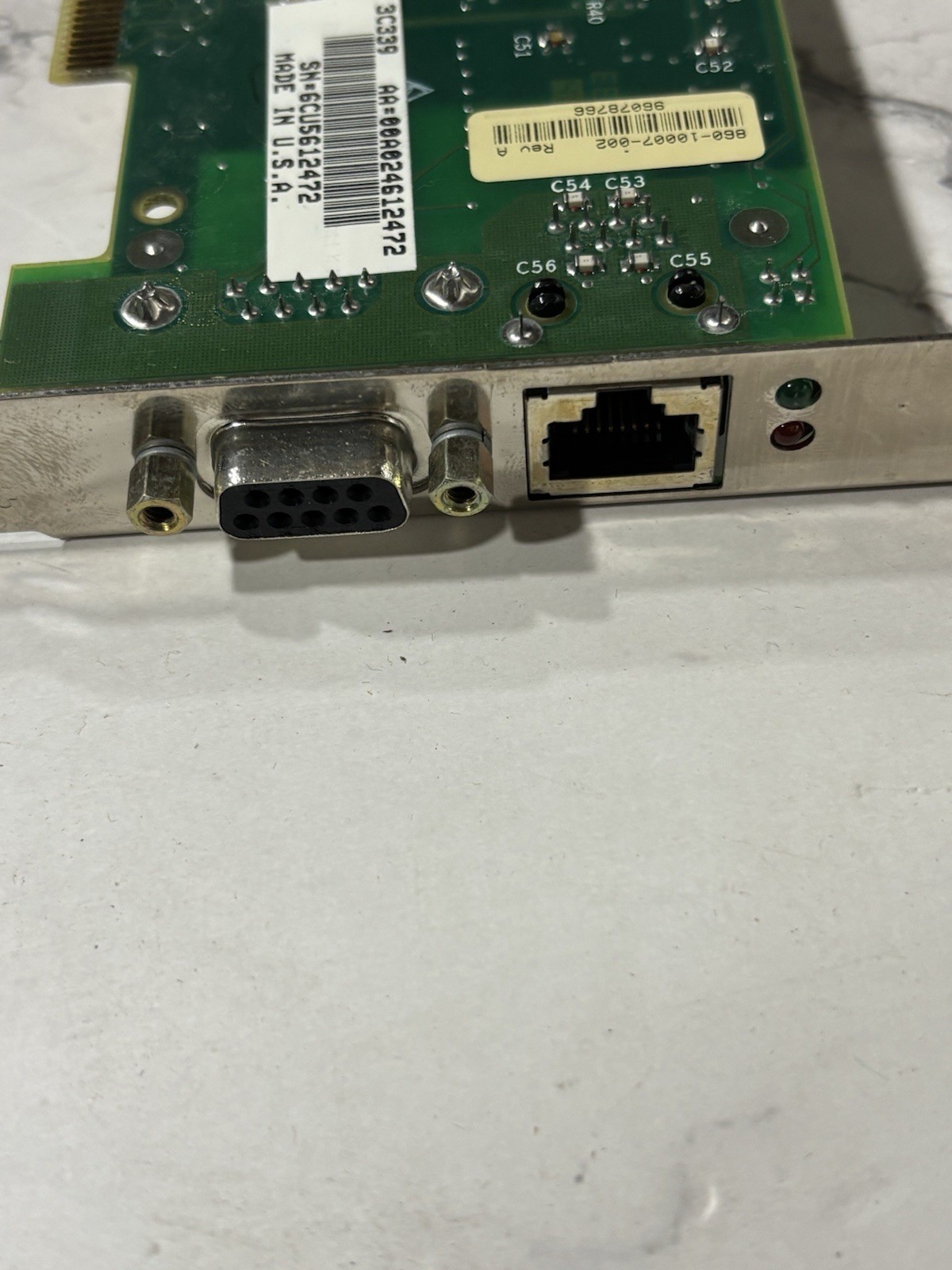 VINTAGE 1996 THOMAS CONRAD PCI TOKEN RING NETWORK CARD