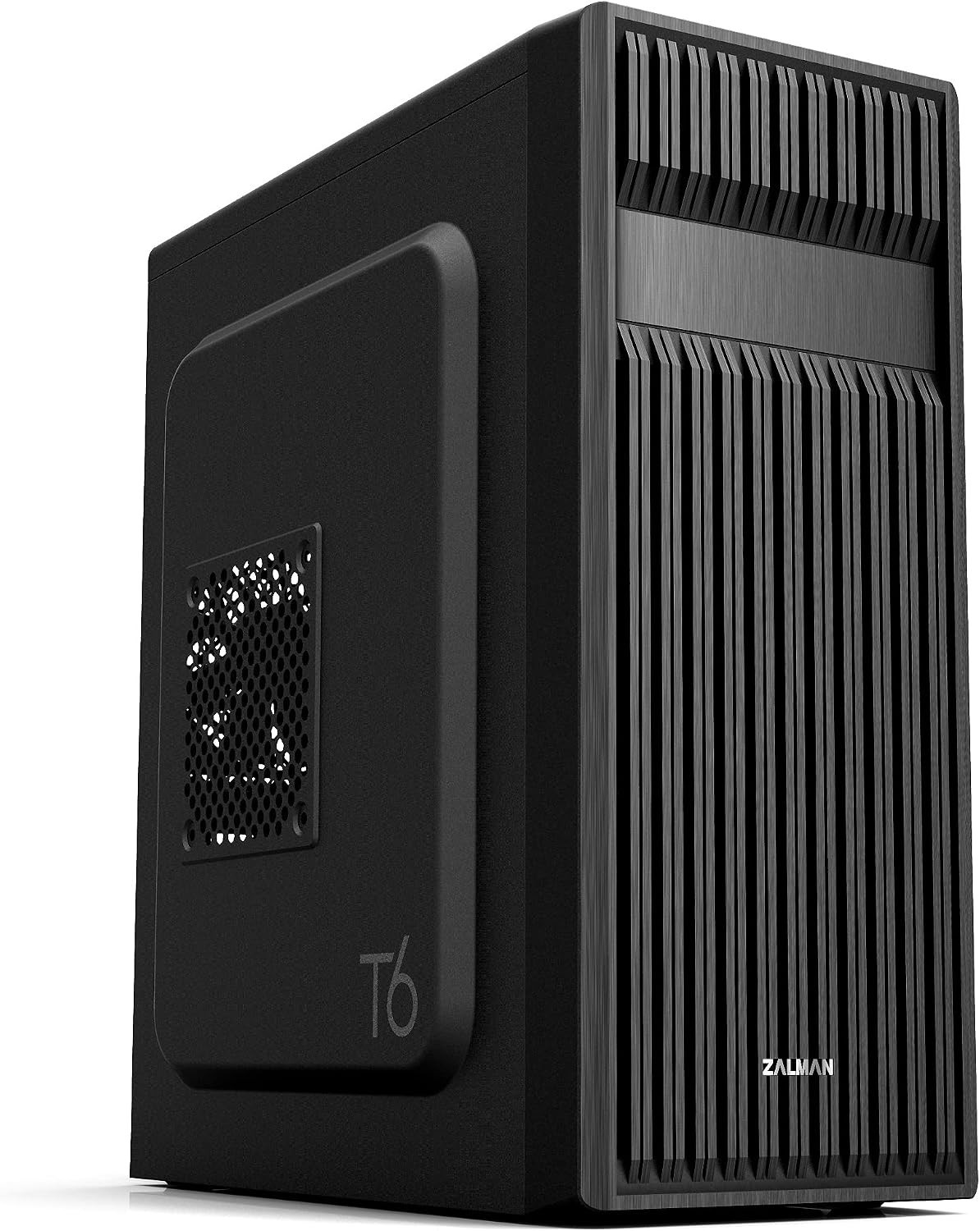 Heavy-Duty T6 ATX Mid Tower Case with Dust Filter & 120mm Fan – Ideal for Gaming