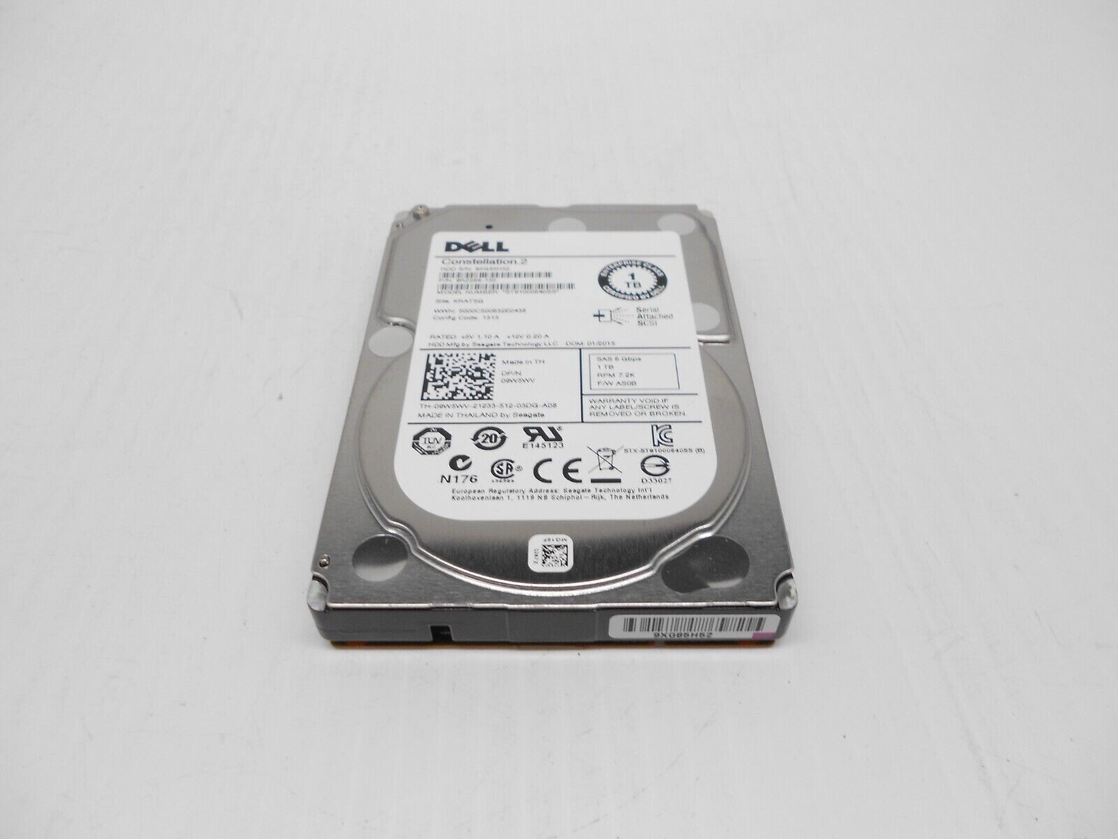 Dell 1TB 6G/S 7.2K 2.5" SAS 9W5WV 09W5WV ST91000640SS Server HDD FAST SHIPPING