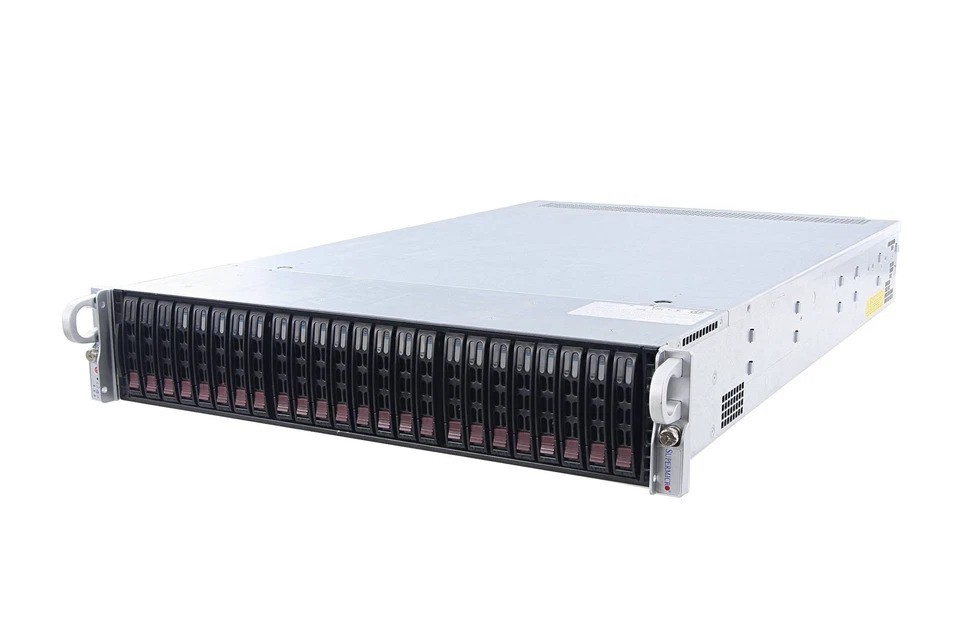 Supermicro SYS-2029U-TR4 2.5x24"(4xU.2 nvme) SFF 2x6240 256G 2666V 2x1600W 2U