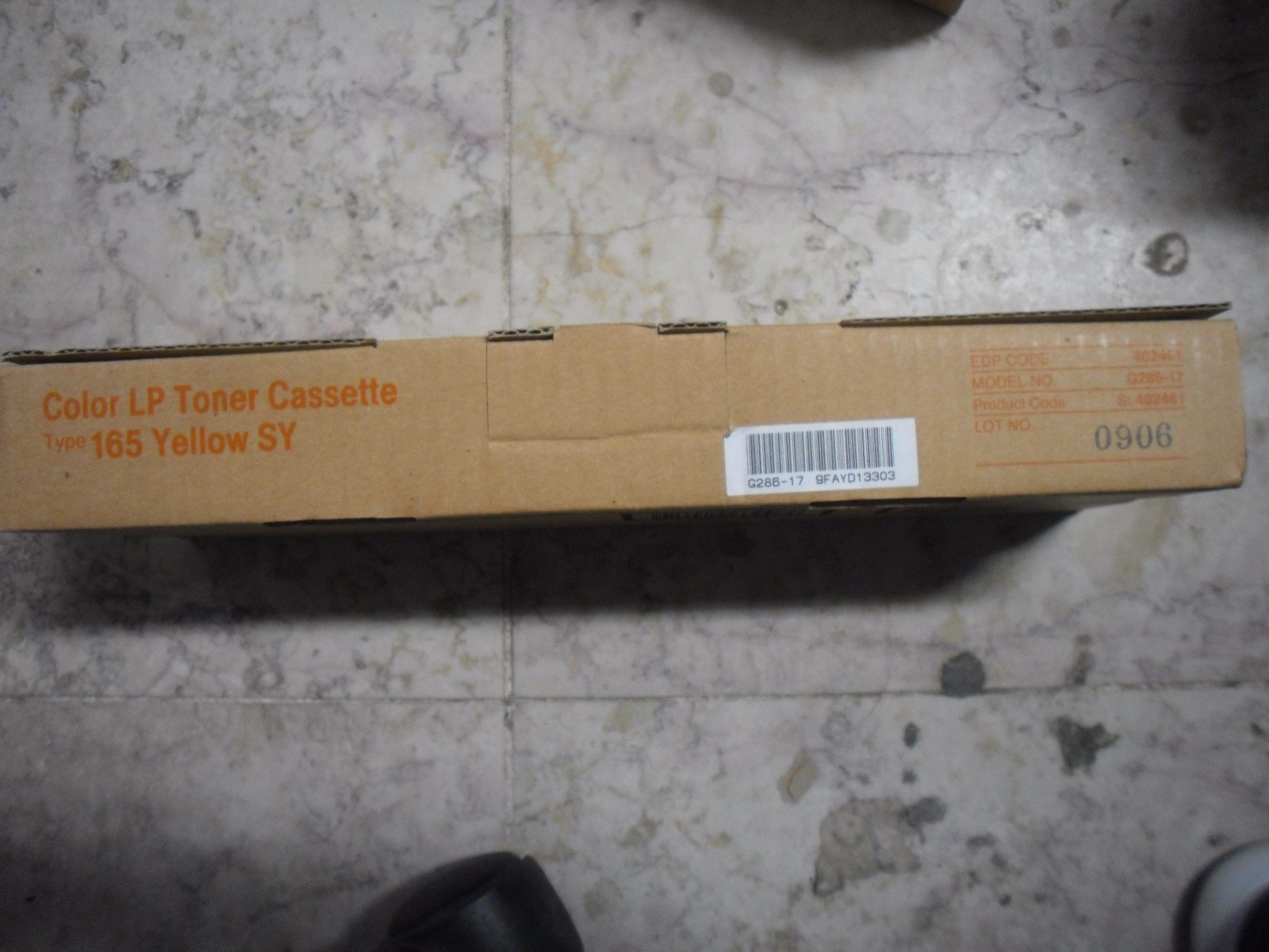 New Genuine Ricoh  Aficio CL3500 Lanier Savin Type 165 Yellow SY toner 402461