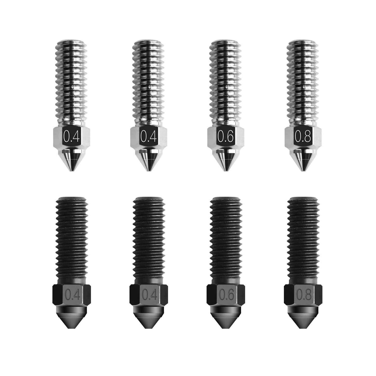 K1 Nozzle Kits 0.4mm 0.6mm 0.8mm