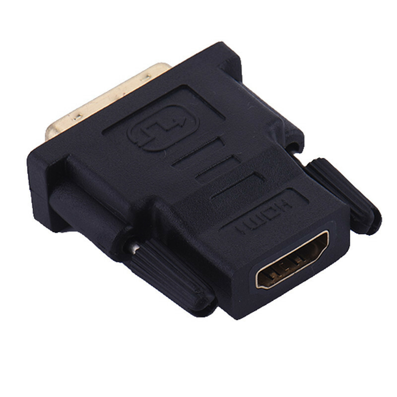 US DVI - I 24+5 Pin Male To HDMI Female Adapter Converter