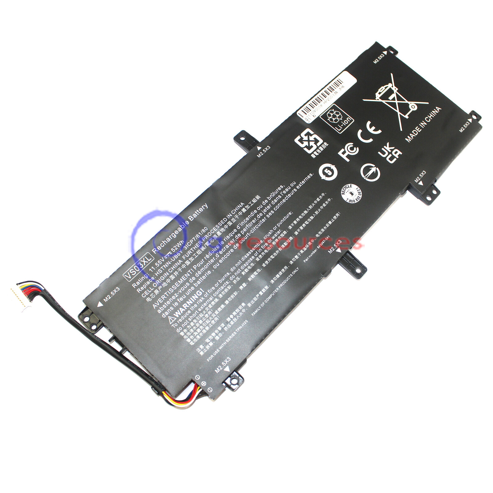 New VS03XL 52Wh Battery for HP Envy 15-AS 15-AS001NG 849313-856 HSTNN-UB6Y