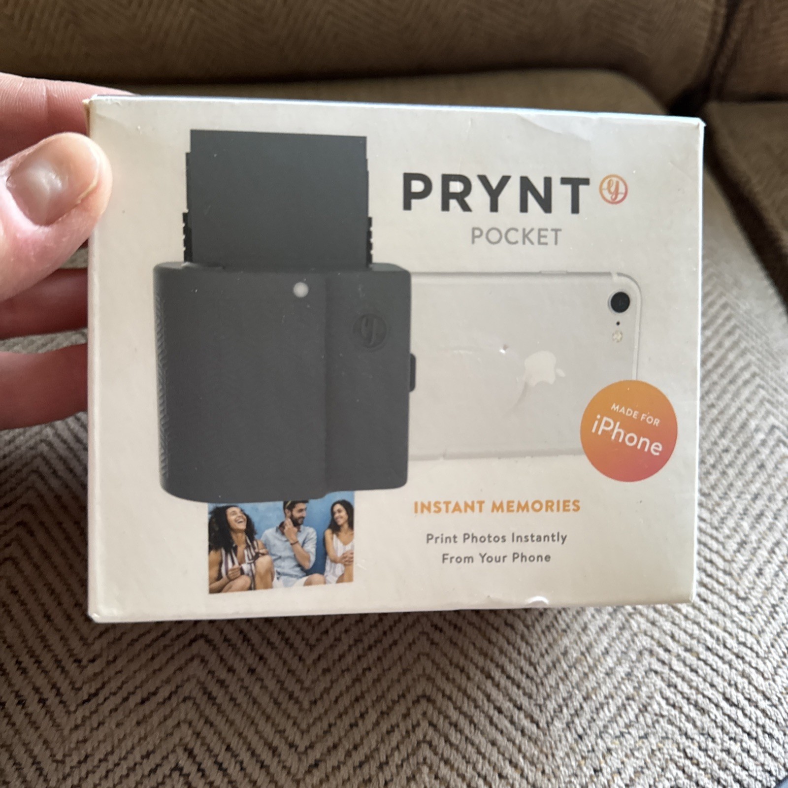 NEW Prynt Pocket Instant Photo Printer for iPhone Graphite PW310001-DG