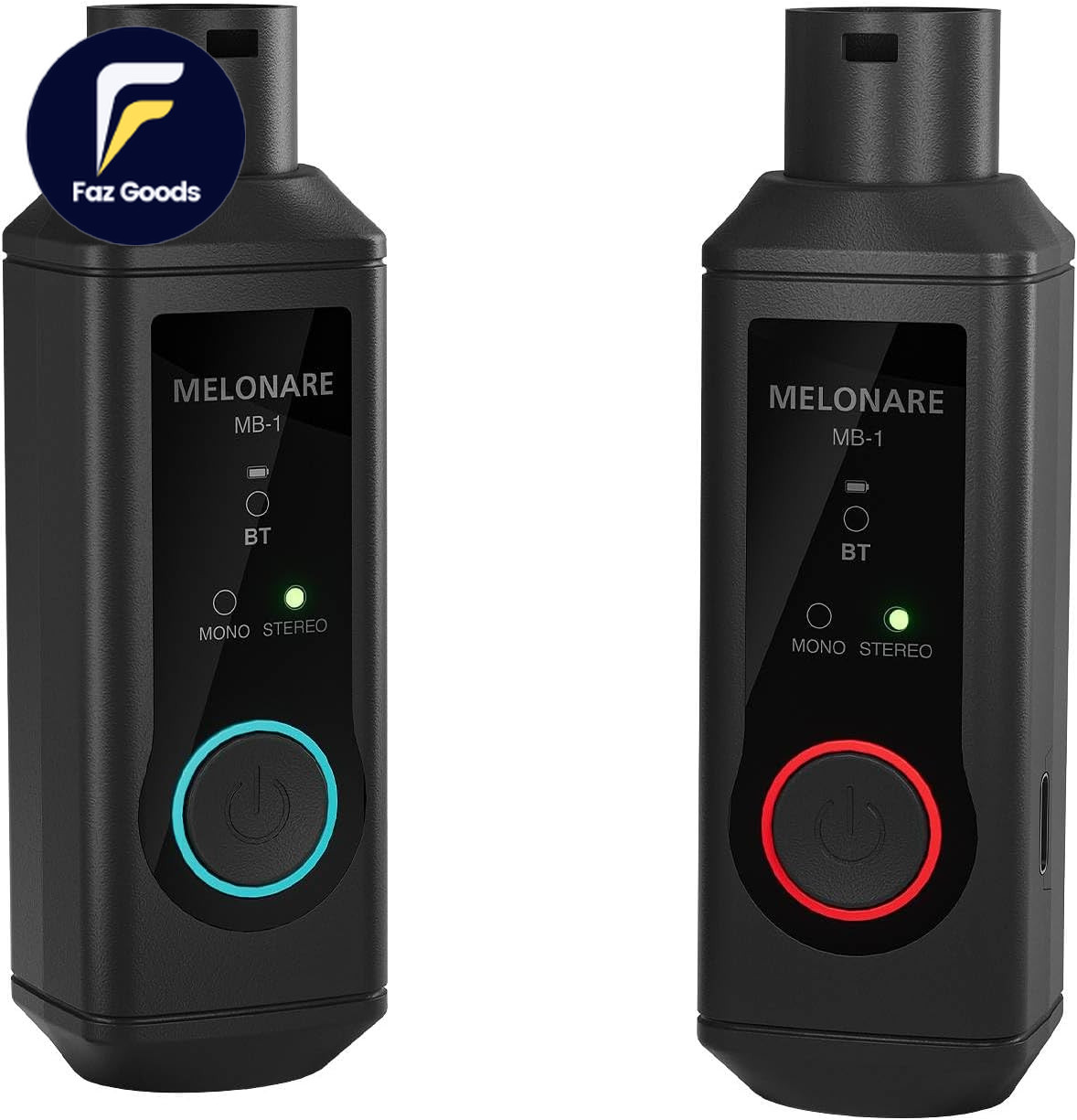 XLR Bluetooth Receiver BT 5.3 Mono/Stereo 15H MB-1