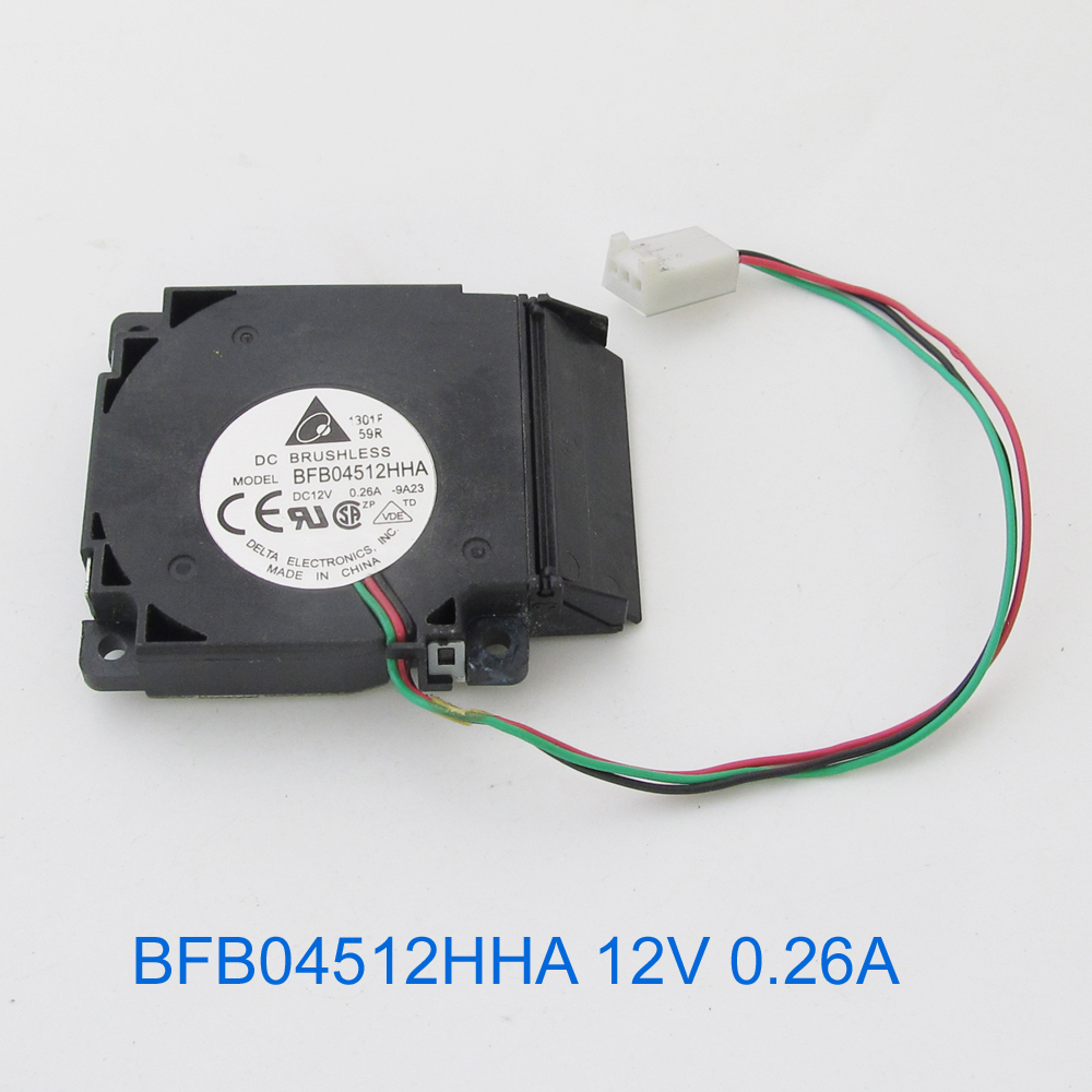1pc Delta BFB04512HHA 45x45x10mm 4510 12V 0.26A DC Blower Fan 3pin Connector