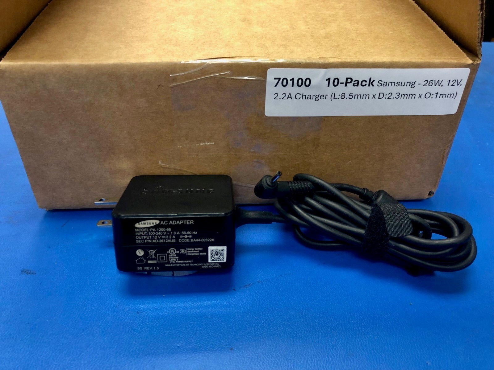 Lot of 10 OEM Samsung Chromebook 3 XE500C13 2 XE500C12 PA-1250-98 AC Adapter