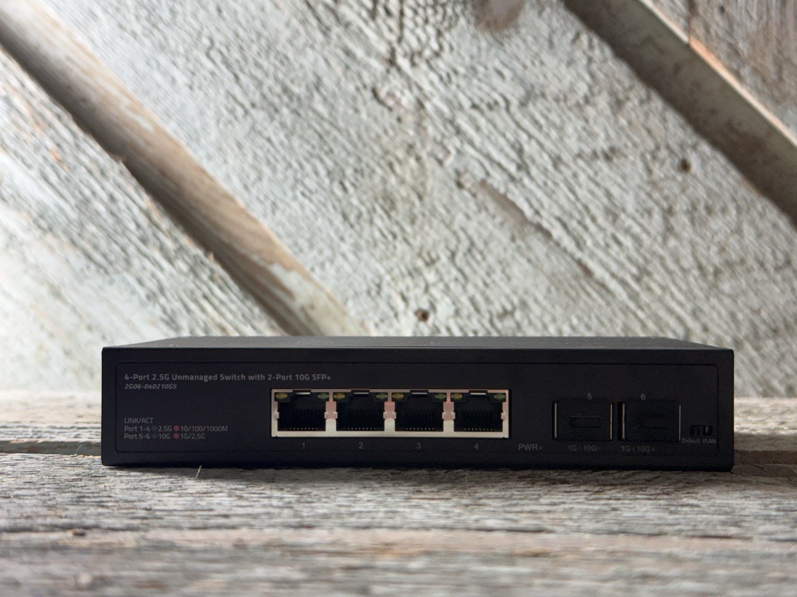 Binardat 6 Port 10 Gigabit UnManaged Switch, 2x10G RJ45 Ethernet, Support 1G/2.5