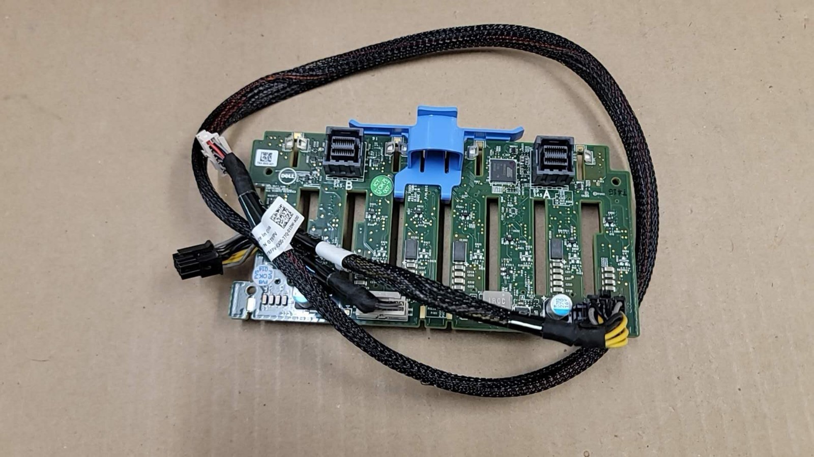 Dell 0TGNMY PowerEdge R730 8-Bay 2.5" HDD Backplane Board w/ Cables 0TRFPV 013W8