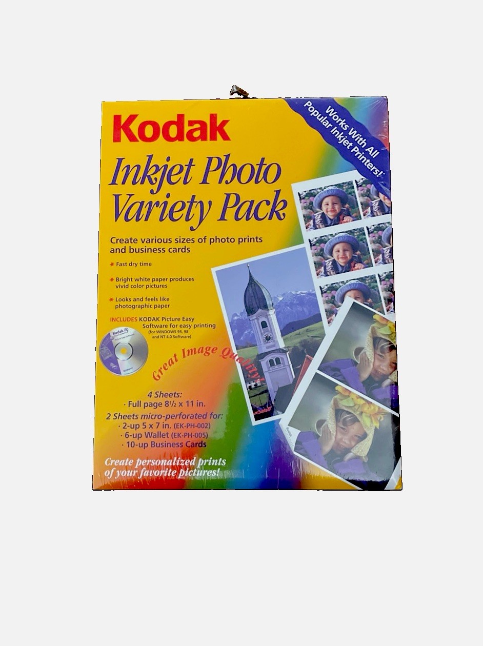KODAK Inkjet Photo Variety Pack 164 5100 Includes Kodak Picture Easy Software