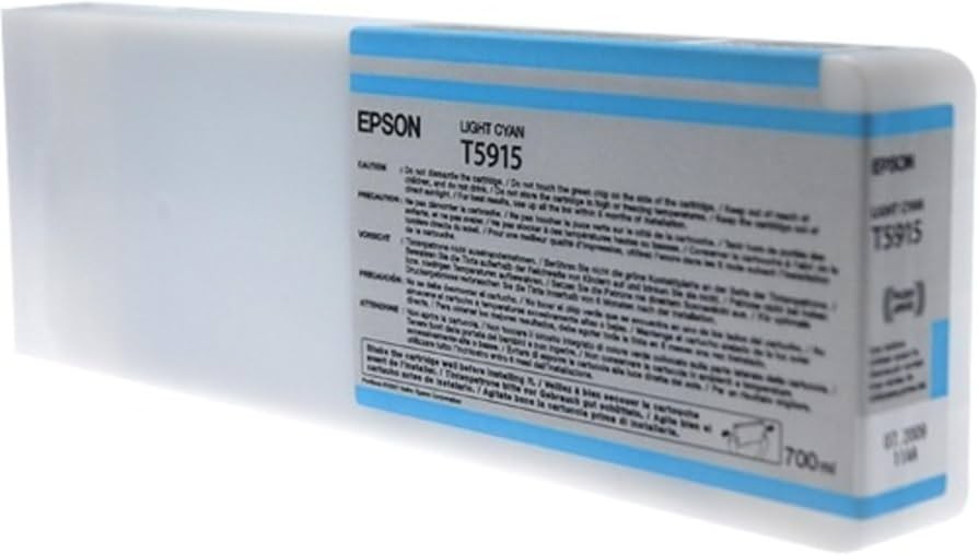 GENUINE EPSON LIGHT CYAN INK T5915 STYLUS PRO 11880 FACTORY SEALED EXP 08/2017