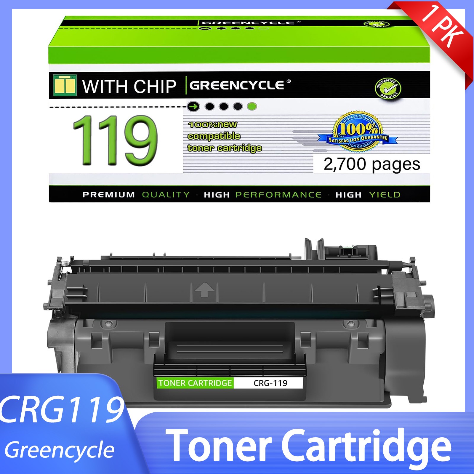 CRG119 Toner For Canon 119 ImageClass MF6160dw MF5960dn mf414dw MF6180dw Lot