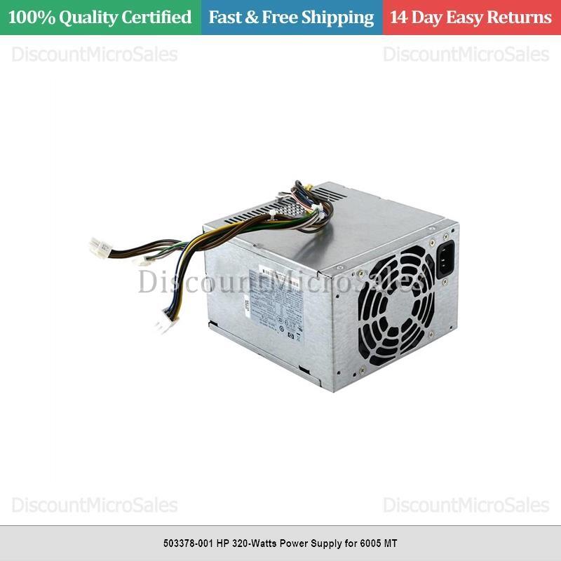 503378-001 HP 320-Watts Power Supply for 6005 MT