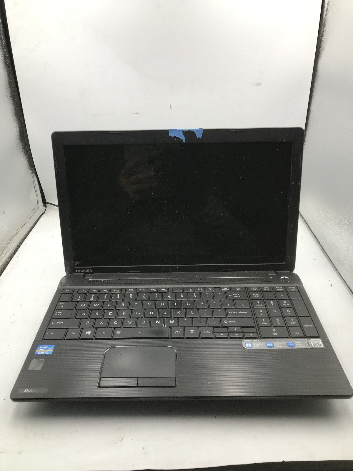TOSHIBA SATELLITE C55 A5285 - FOR PARTS/REPAIR - INTEL I3 3120M - NO RAM-READ-BB