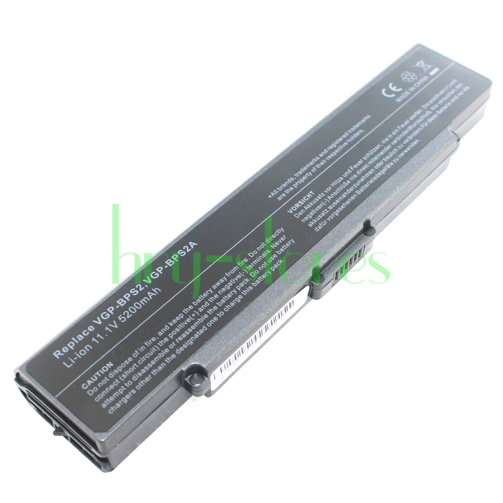 Battery for Sony VGP-BPS2 VGP-BPS2A VGP-BPS2A/S VGP-BPS2B VGP-BPS2C VGP-BPL2