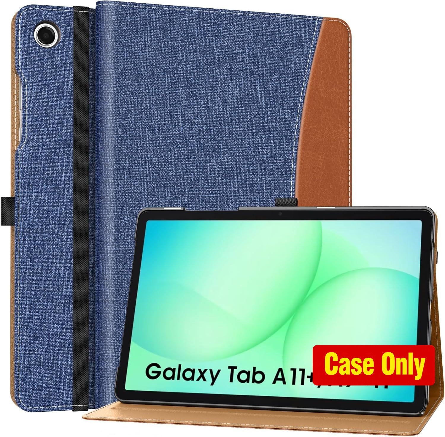 Folio Stand Case for Samsung Galaxy Tab A11+/A11 Plus 11-Inch 2025, Multi-Angle