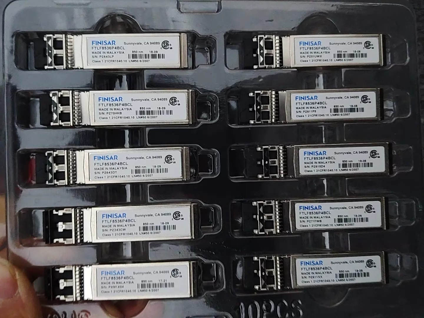 1PC Finisar FTLF8536P4BCL 25GE SR SFP28 850nm 100m over MMF Optical Transceiver