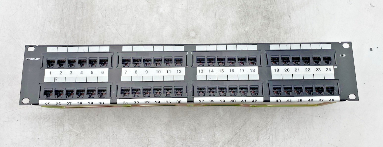 CommScope SYSTIMAX 1100 Universal PS Patch Panel 48 Port