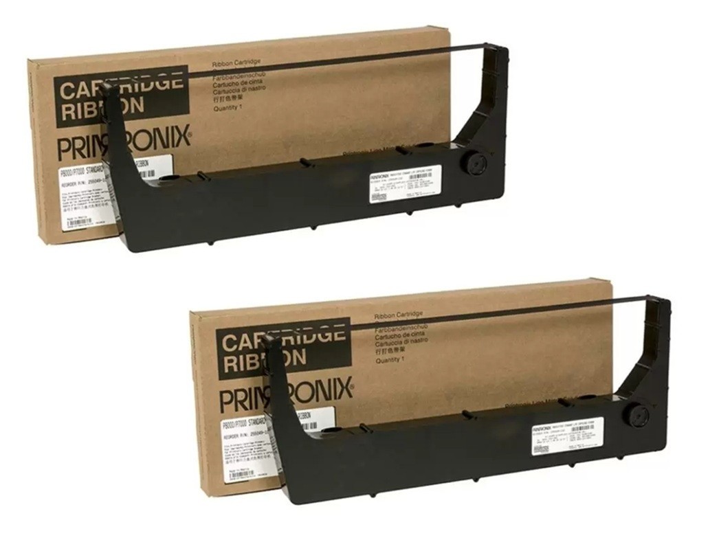 2 x Ribbon PRINTRONIX P7000 P8000 DP 9000 9500 9532 9632 Extended - Date 11/27