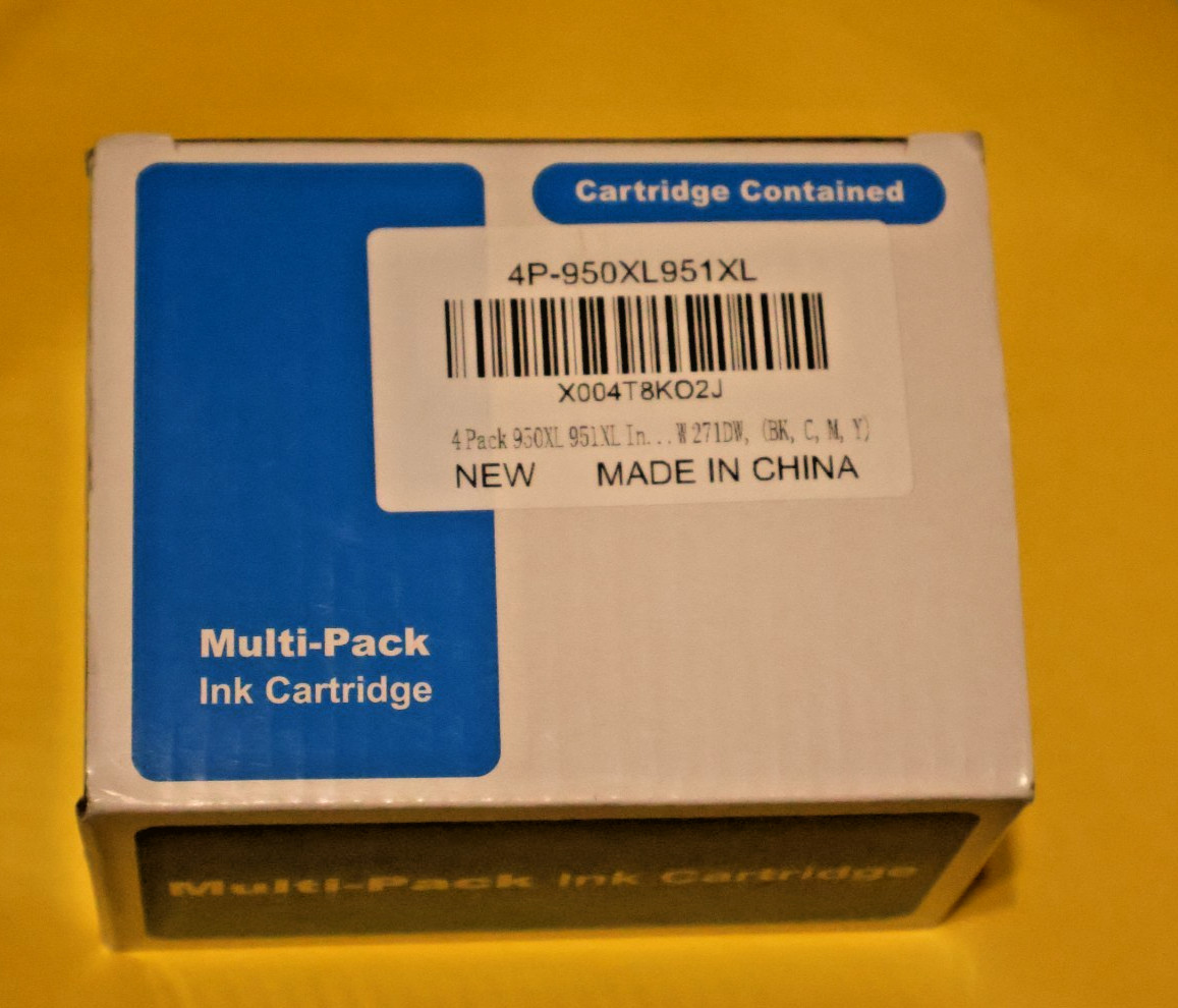 Buntoner Multi-Pack Ink Cartridge 950xl & 951xl Combo Pack Black, C, M,Y New