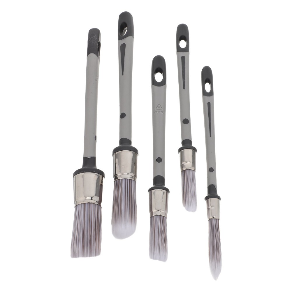 5pcs Edge Paint Brush - Detailing Brushes, 0.37''/0.51''/0.59''/0.79''/0.95"