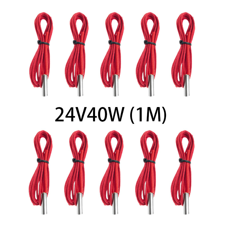 10Pcs Ceramic Core Heater Cartridge 6*20 24V 40W 3D Printer Hotend Extruder