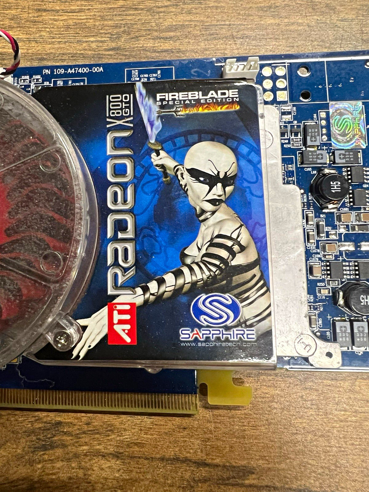 SAPPHIRE ATI Radeon X800GTO 256MB VIVO Graphics Card FIREBLADE Fan Heatsink