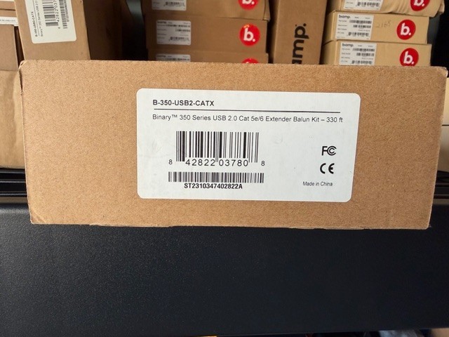 Binary 350 Series B-350-USB2-CATX USB 2.0 Extender Balun Kit -Brand New