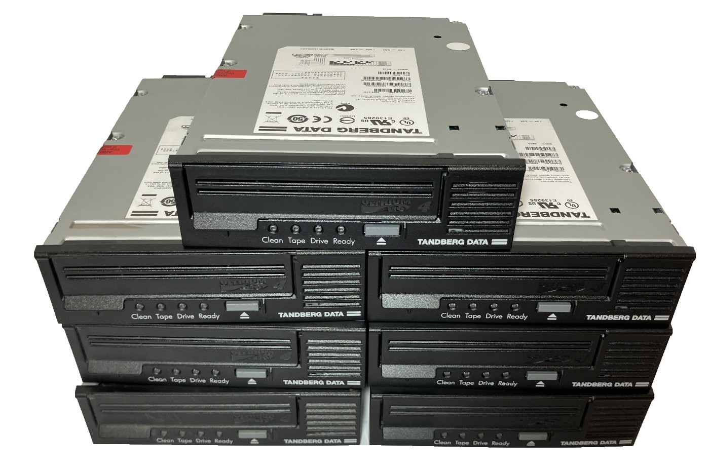 LOT of 7 Tandberg 3501-LTO LTO4 HH LVD Tape Drive Untested