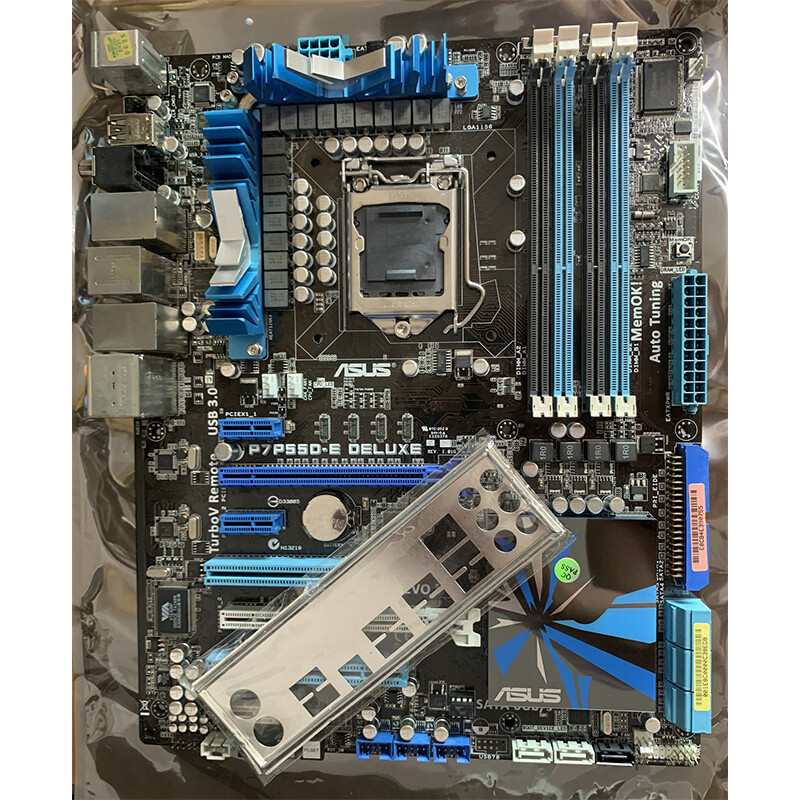 For ASUS P7P55D-E Deluxe Motherboard LGA1156 DDR3 ATX Mainboard