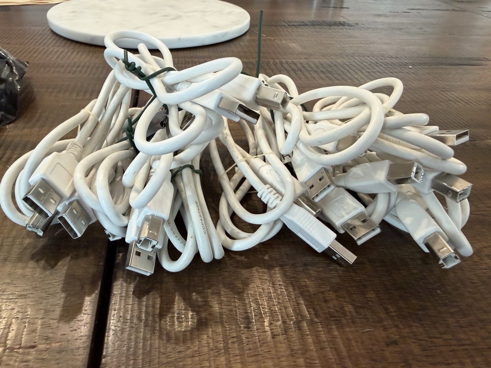 LOT 10pcs Black 3' USB 2.0 Type A to B Cable 28AWG 480Mbps Scanner Printer HDD