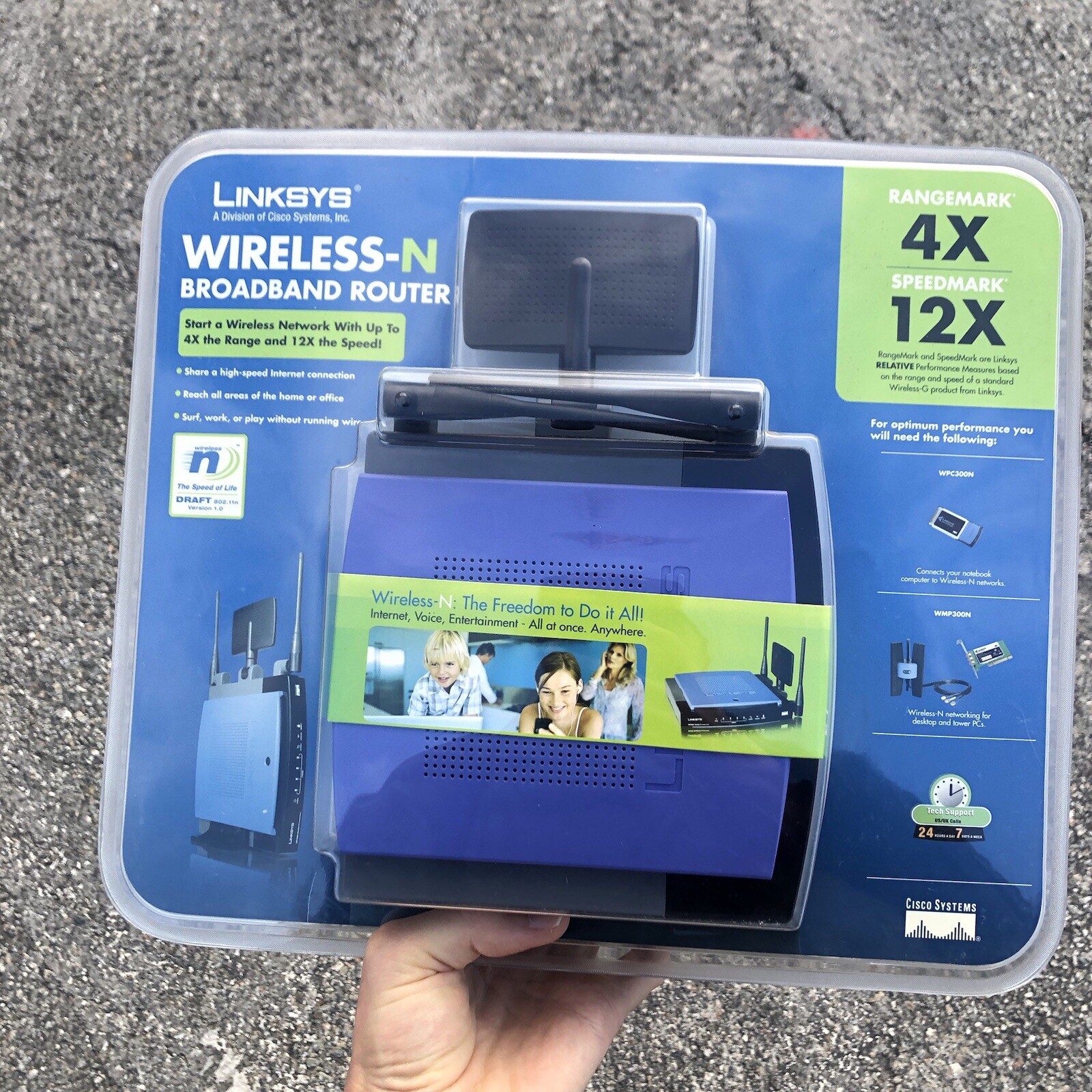 BRAND NEW SEALED Linksys WRT300N-BP 270 Mbps 4-Port Gigabit Wireless N Router