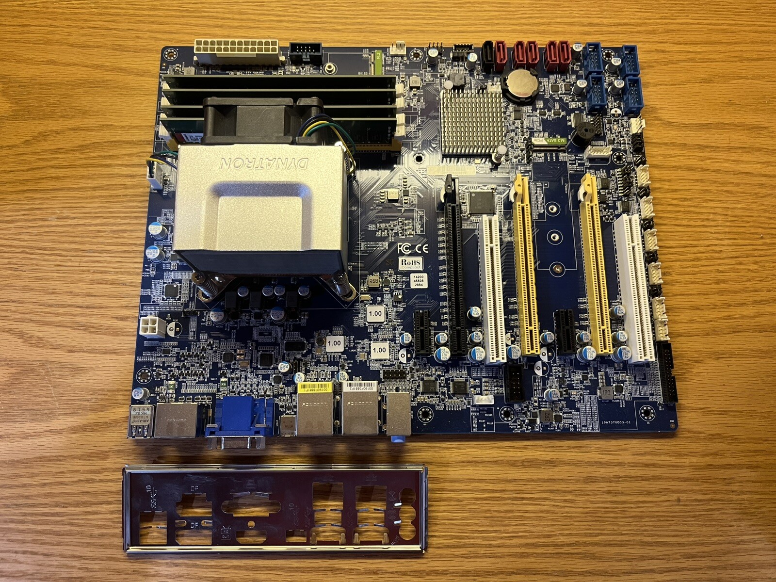 BCM BC370Q ATX Gaming Motherboard Combo | i7-8700 | 32GB RAM | Cooler | I/O Shld