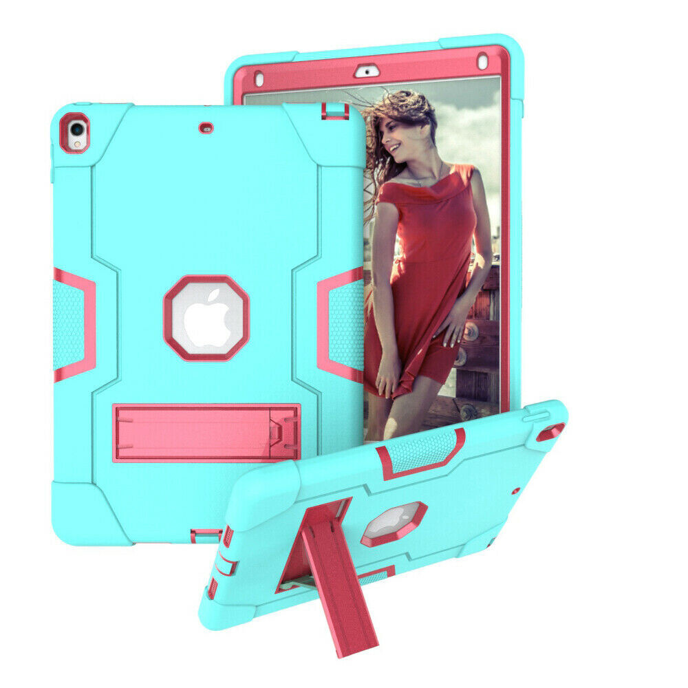 For Apple iPad Air 3 10.5 Case Hybrid Armor Rugged Cover Built in Kickstand