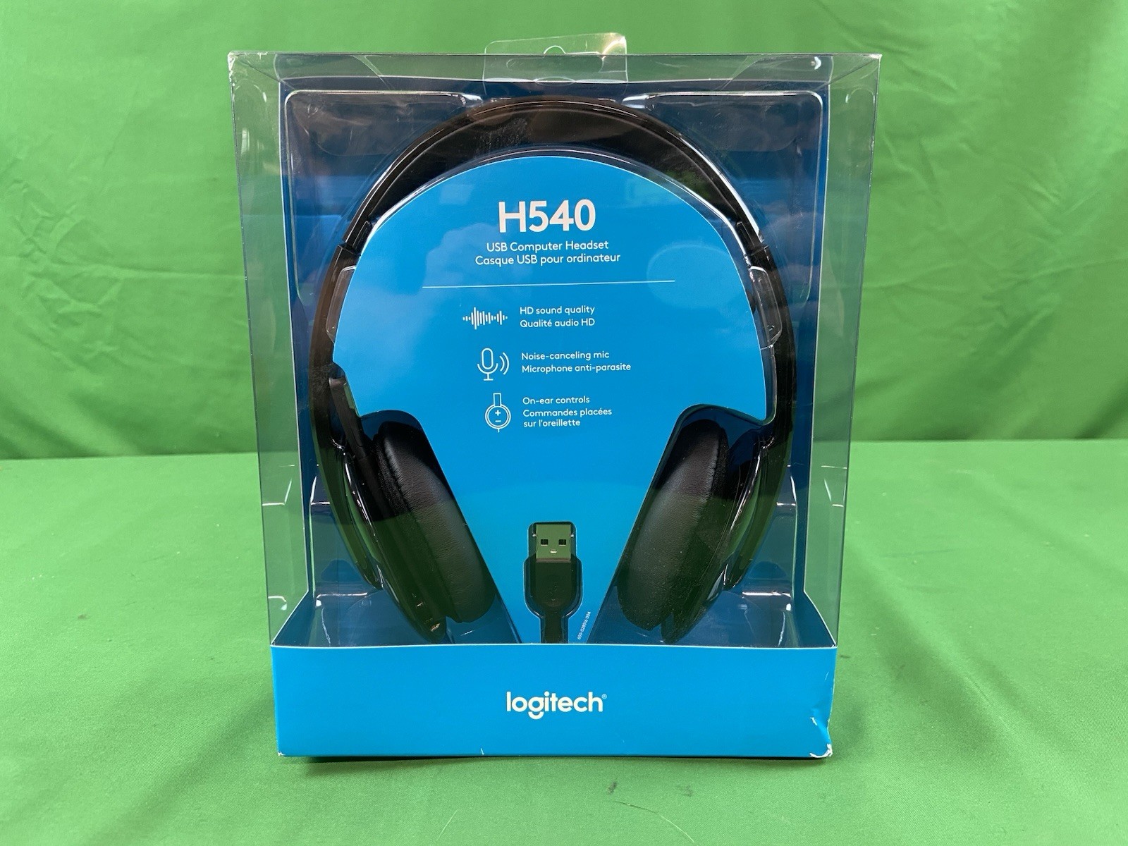 NEW Logitech H540 USB Computer Headset - Factory Sealed (Free Shipping)