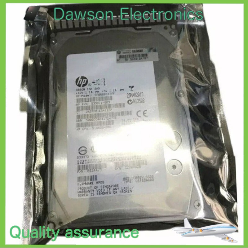 New HP 652620-B21 653952-001 600GB 15K SAS 3.5" DUAL PORT 6G ENT Hard Drive
