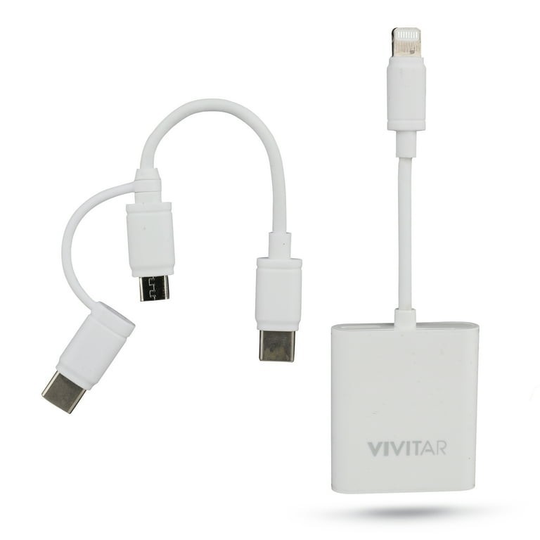 Vivitar Mobile Micro SD Compact Flash Card Reader with USB Adapter Universal 