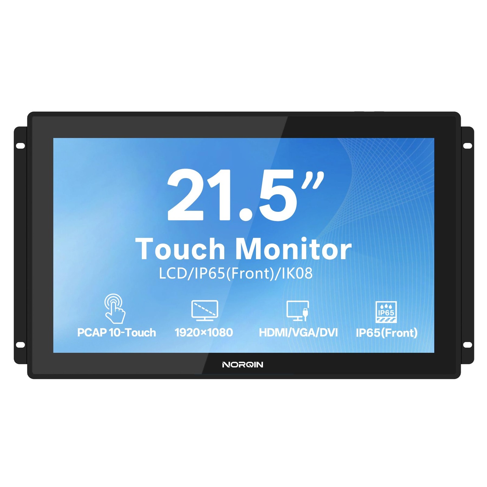 NORQIN 21.5 Inch Industrial Touchscreen Monitor, Open inch(Widescreen)