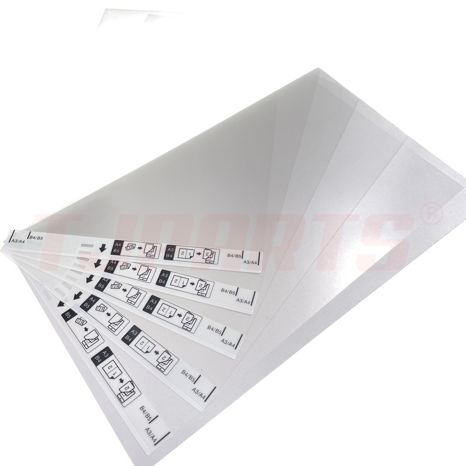 5pc X B12B819051 B12B813431 Carrier Sheet for Epson A4 Scanner Scan A3 B4 Paper