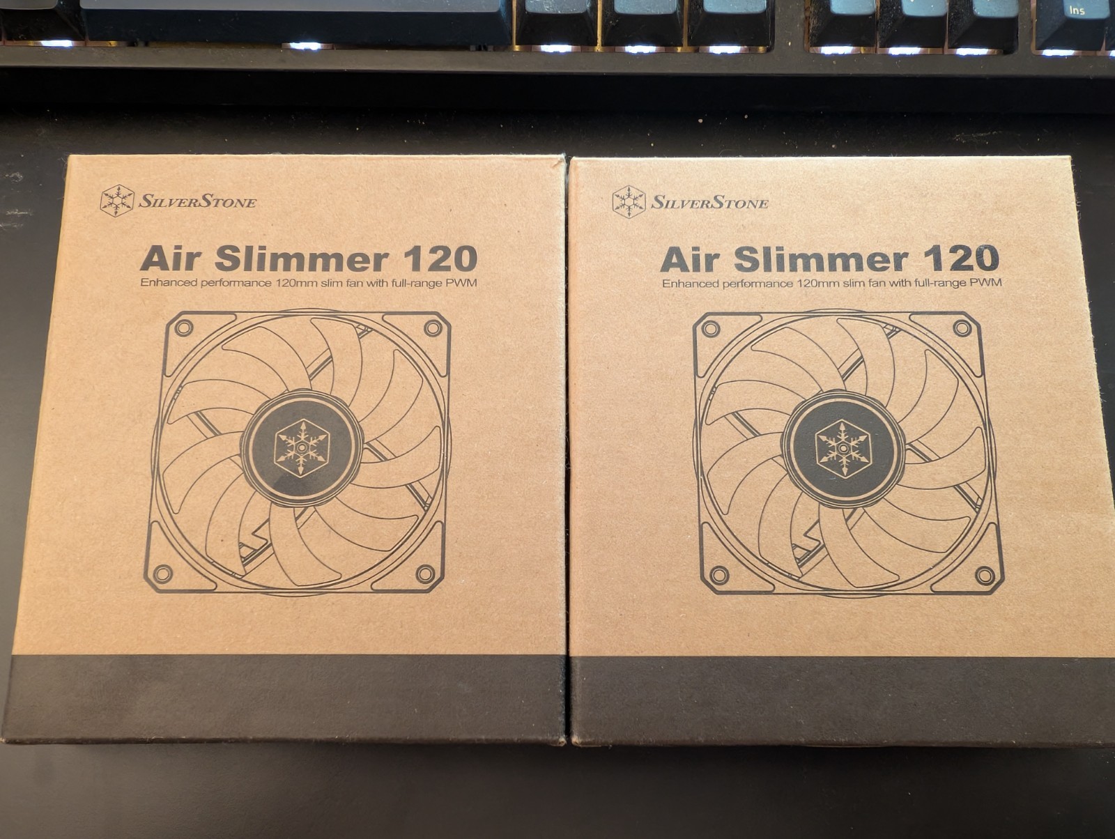 Silverstone Air Slimmer 120mm Slim Fans Bnib NEVER USED