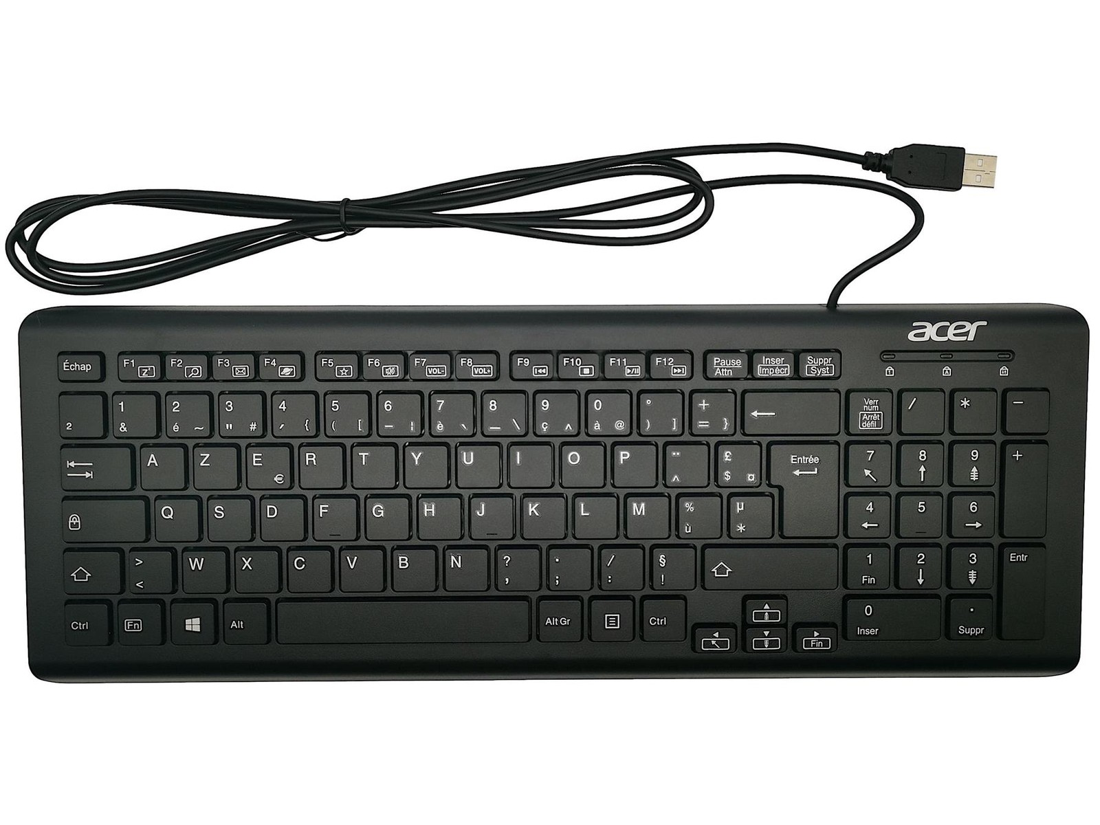 Acer Aspire ATC-115 ATC-120W ATC-215 ATC-217 USB Wired Keyboard DK.USB1B.074