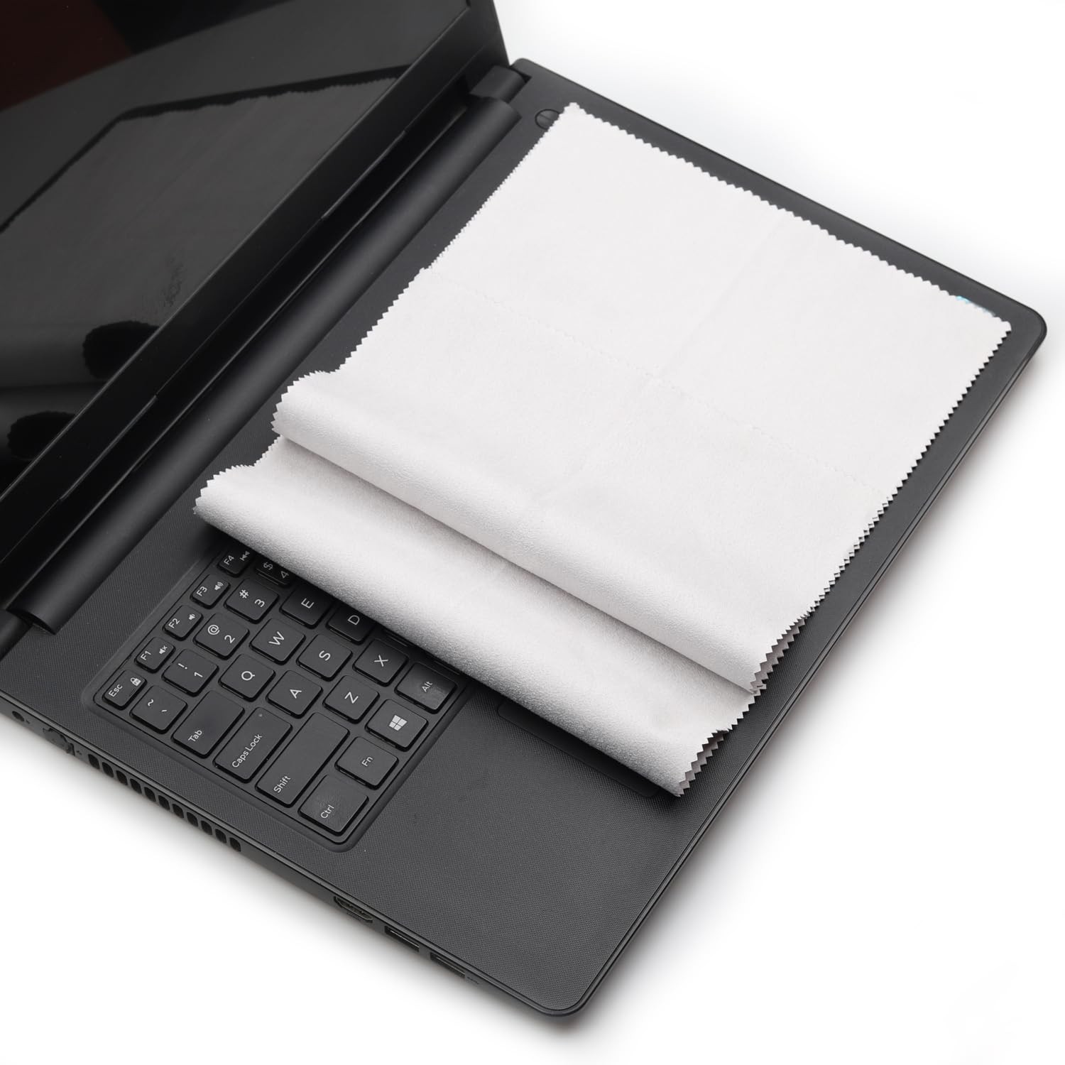2-Pack Microfiber Laptop Cleaning Cloth - Clean Screen Dust & Protect 15.6