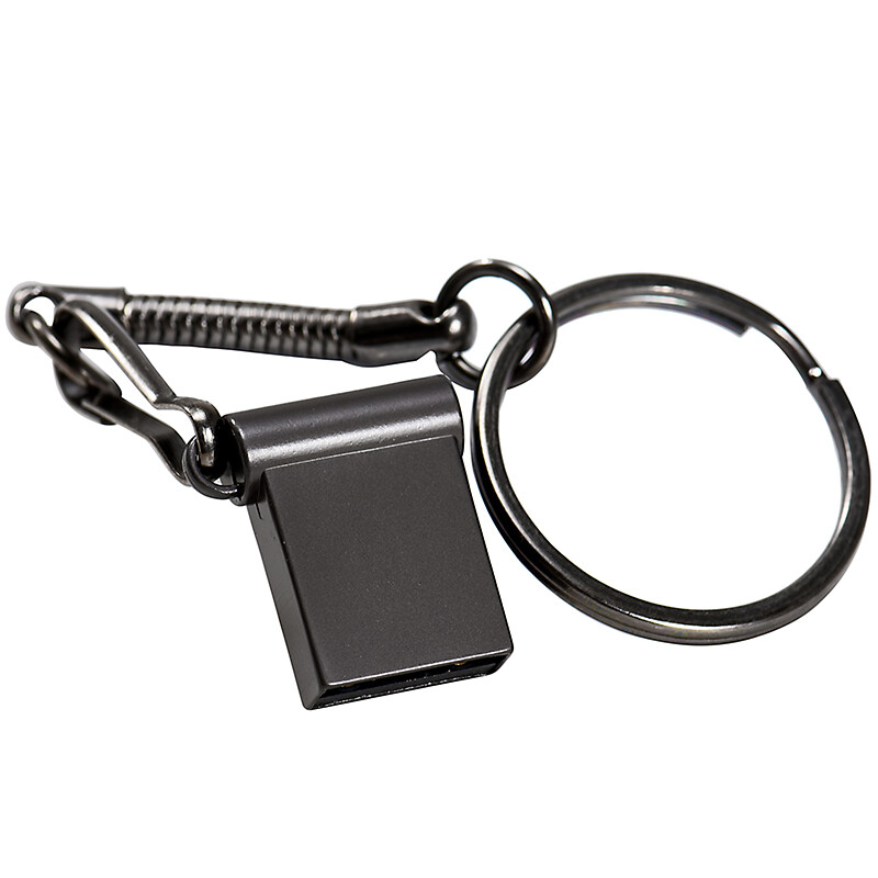 JASTER Small Metal USB Flash Drive 64GB, Portable with Lanyard for Daily Use