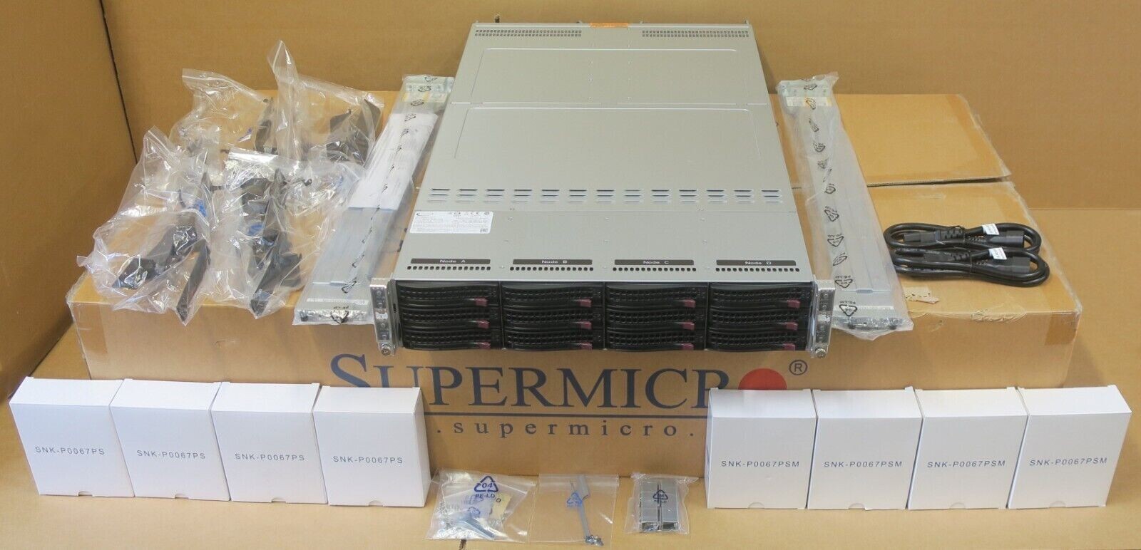 Supermicro SuperServer 6029TP-HTR 12x 3.5" Bay 4x X11DPT-PS CTO Server Nodes