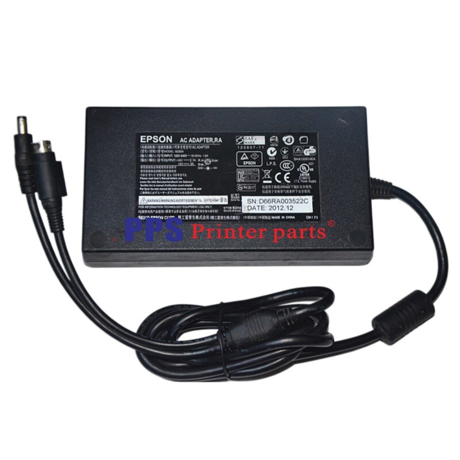 Original EPSON M266A +24V2.1A +5V3A Power Adapter Charger Dual output dedicated